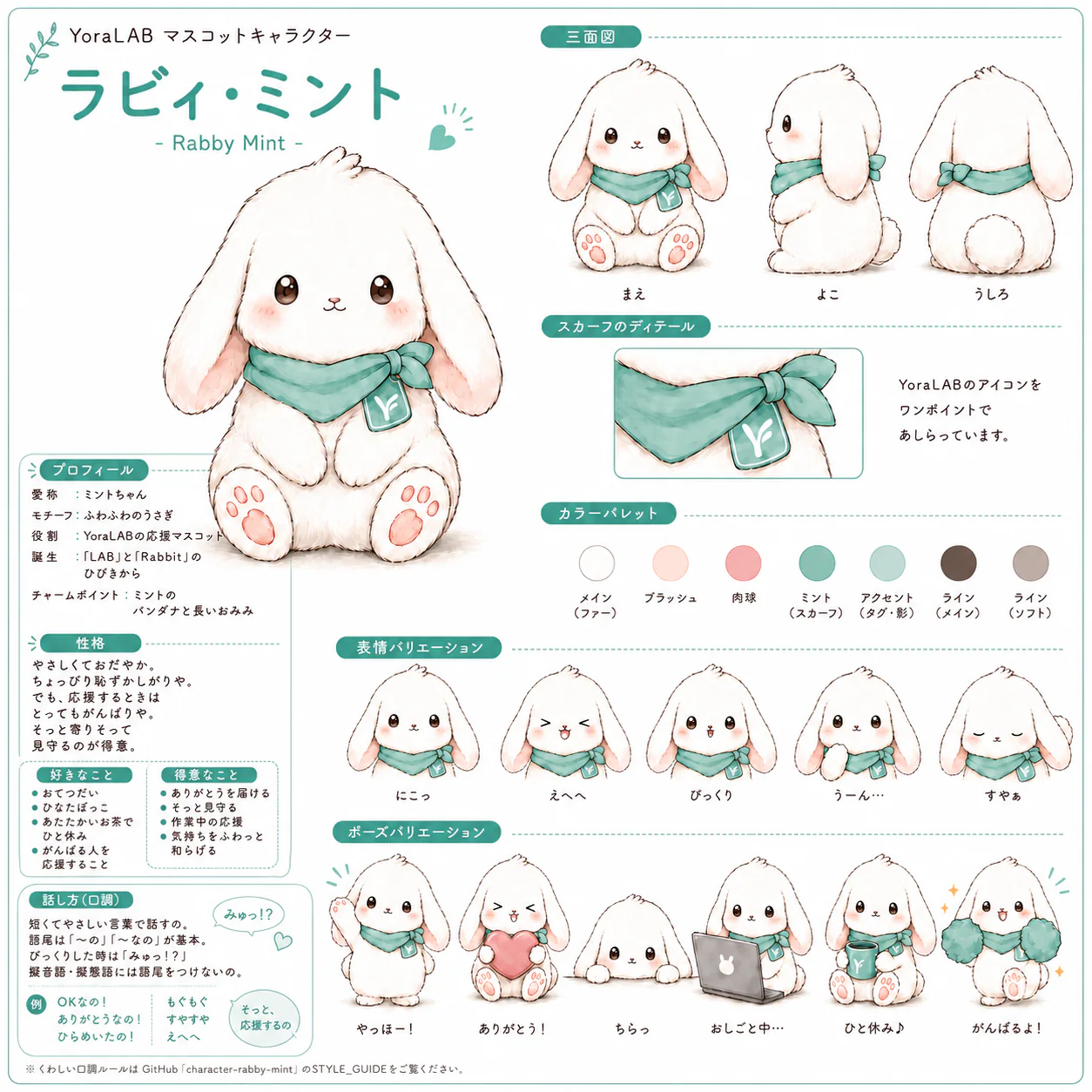 Rabby Mint / ラビィ・ミントのキャラクターシート